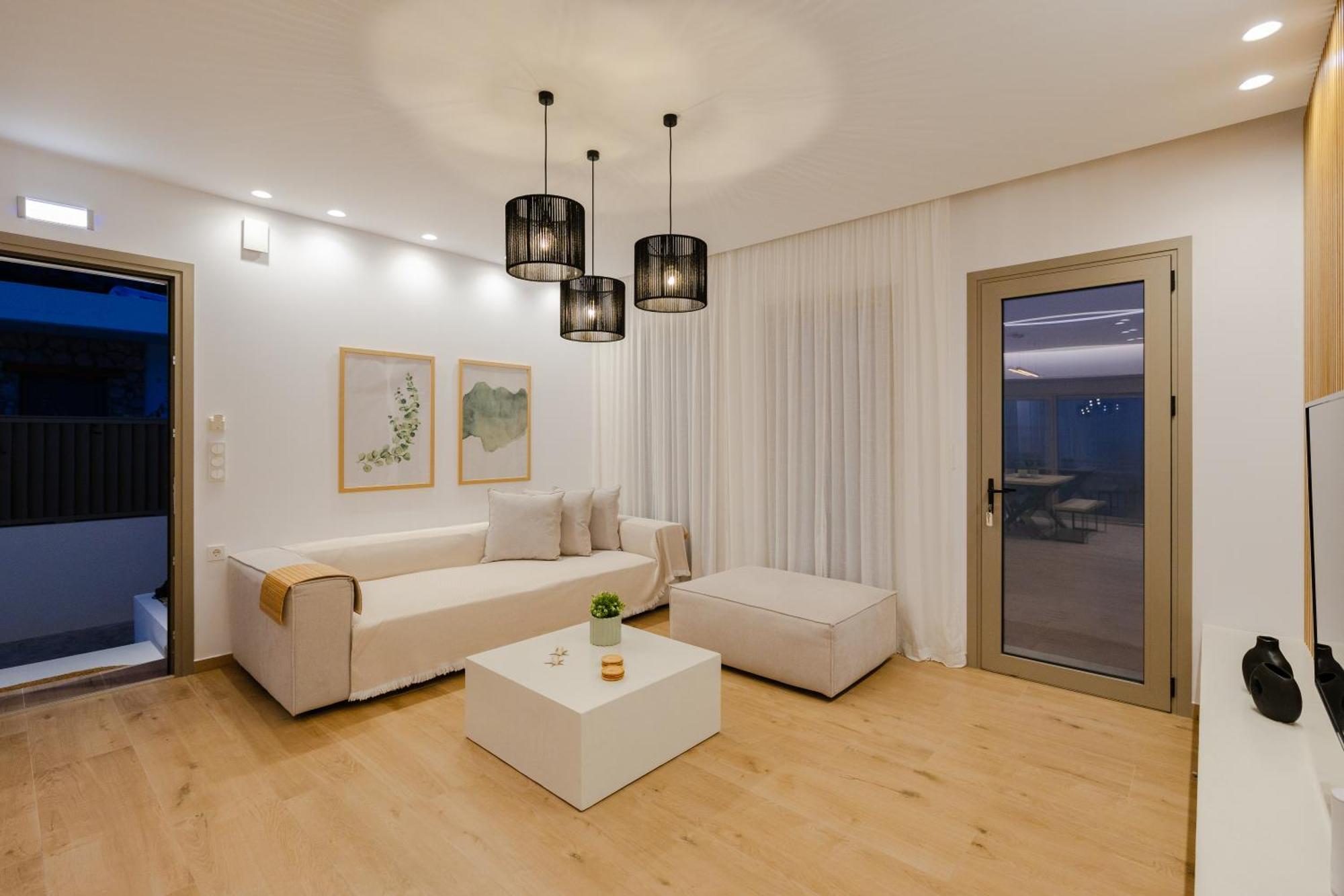 Villa Ikia Seascape At Stegna Archangelos  Exterior foto